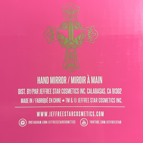 Jeffree Star Hand Mirror - Pink Cross - Picture 7 of 7